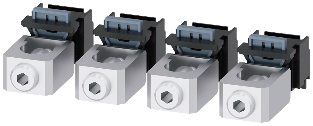 TERMINAL PARA CONDUTOR DE SEÇÃO CIRCULAR CU 4 PÇ. ACESSÓRIOS PARA: 3VA5 125 3VA91340JD11 SIEMENS