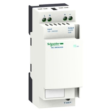 [Imagem do produto FONTE ALIMENTACAO CHAVEADA 7W E-100/240VCA S-24VCC 0,3A ABL8MEM24003 SCHNEIDER]