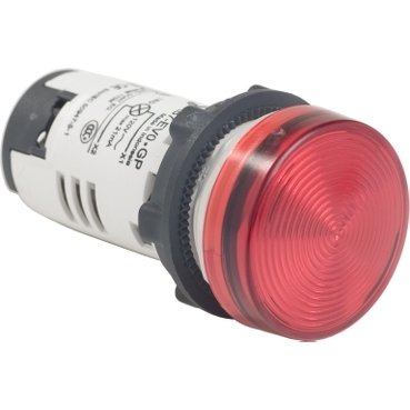 [Imagem do produto SINALIZADOR Ø22MM PLÁSTICO LED VERMELHO 120VCA XB7EV04GP SCHNEIDER]