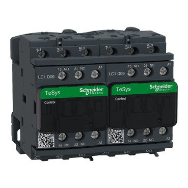 [Imagem do produto CHAVE REVERSORA TRIPOLAR 9A 1NA+1NF 110VCA LC2D09F7 SCHNEIDER]