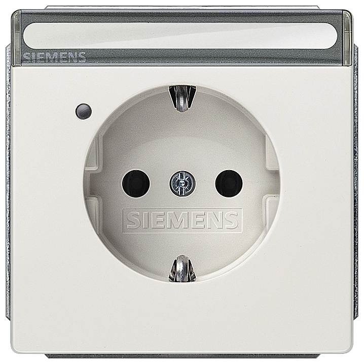 TOMADA SCHUKO COM CAMPO DE INSCRIÇÃO INDICADOR DE STATUS E MAIOR 5UB1854 SIEMENS