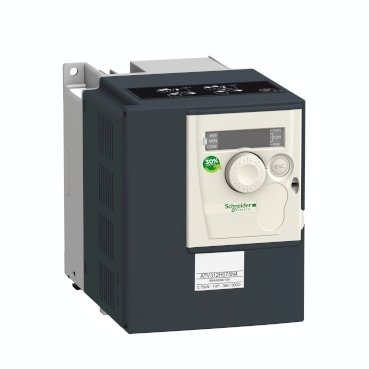[Imagem INVERSOR DE FREQUÊNCIA TRIFÁSICO 0,55KW 1,9A 380/500V 50/60HZ ATV312H055N4 SCHNEIDER]