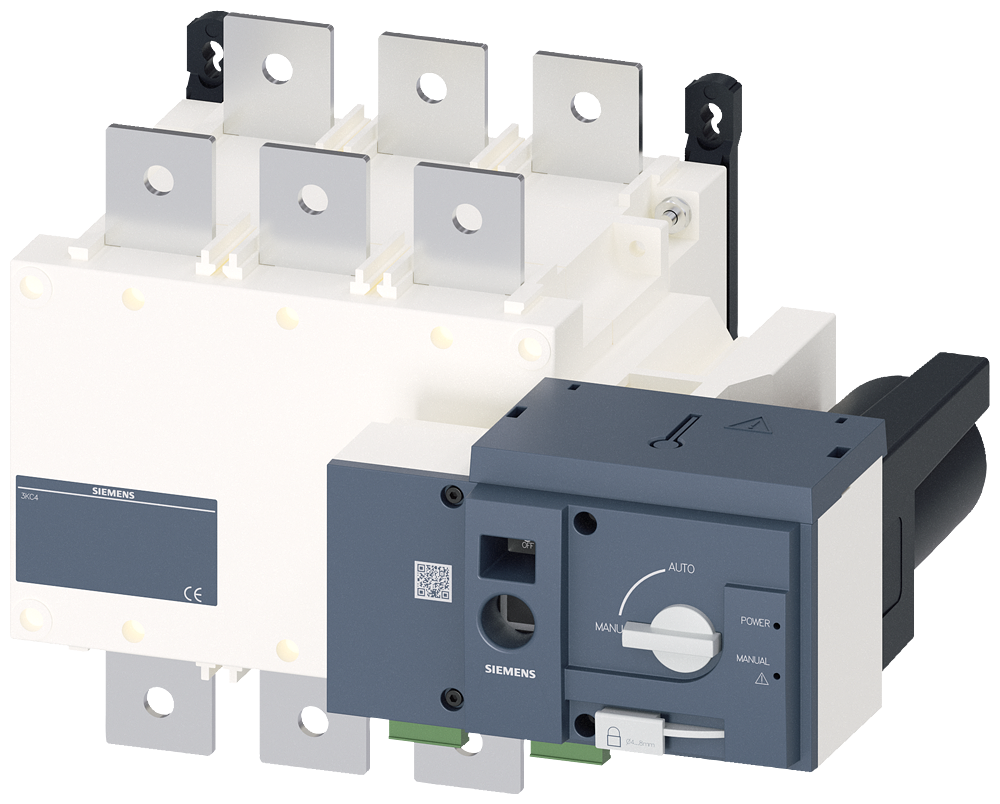 EQUIPAMENTO DE COMUTAÇÃO DE TRANSFERÊNCIA AUTOMÁTICA 3KC ACIONADO R 3KC43460EA210AA3 SIEMENS