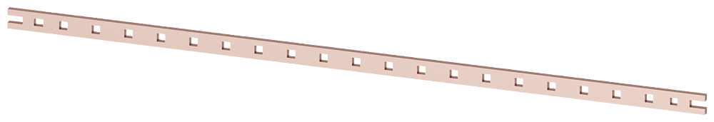 BARRAMENTO N 30X10MM L: 1100MM 8LK40027AA77 SIEMENS