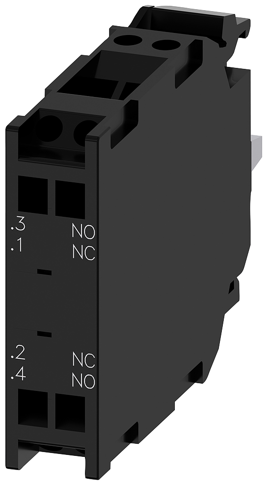 MÓDULO DE CONTATO COM 2 ELEMENTOS DE CONTATO 1NA+1NF CONTATO DOURADO LIGAÇ 3SU14001AA103QA0 SIEMENS