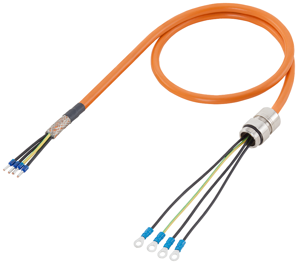 [Imagem CABO 5M COM CONECTORES 4X2.5C 6FX50025CE021AF0 SIEMENS]