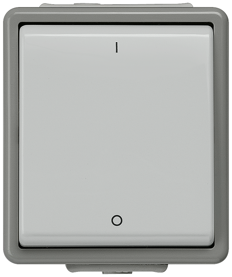 FLÄCHE IP44 MONTAGEM À SUPERFÍCIE INTERRUPTOR DE DESLIGAMENTO COM SÍMBO 5TA4753 SIEMENS