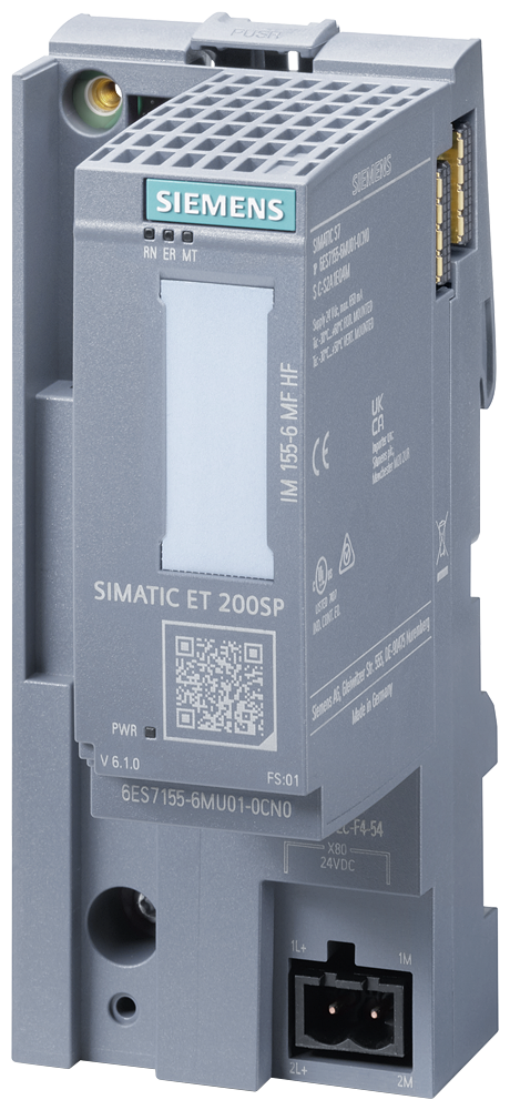 [Imagem MÓDULO INTERFACE 2 PORTAS 1 SLOT ET 200SP 6ES71556MU000CN0 SIEMENS]