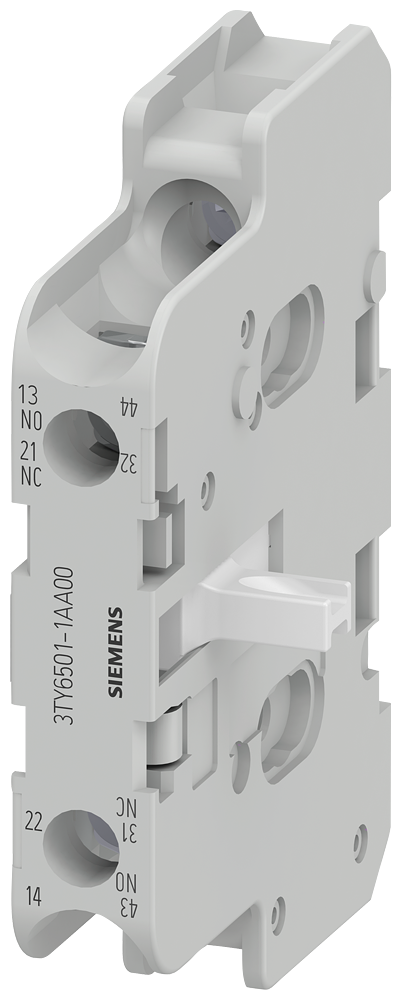INTERRUPTOR AUXILIAR PARA CONTACTORES 3TB44-50 3TC4 PARA MONTAGEM À ESQUERDA 3TY65011AA00 SIEMENS