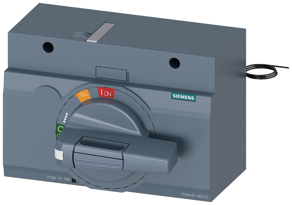 ACIONAMENTO GIRATÓRIO FRONTAL PADRÃO IEC IP30/40 KIT DE ILUMINAÇÃO 24 V CCR PARAFUSO 3VA94470EK13 SIEMENS