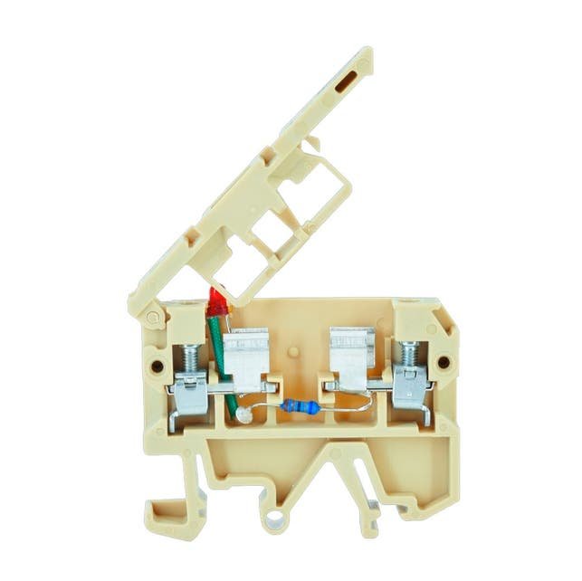 [Imagem do produto CONECTOR PORTA FUSIVEL ASK1 LD 220VCA LD VM C9050852000 WEIDMULLER]