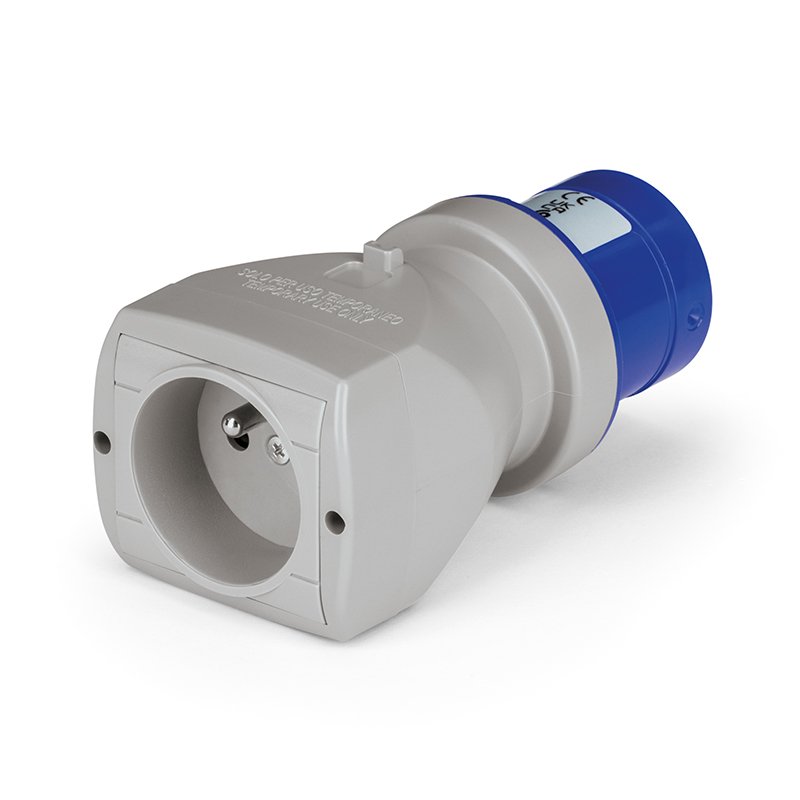 [Imagem do produto ADAPTADOR.IEC309-DOMÉSTICO  PADRÃO FRANÇA  610.374 SCAME]