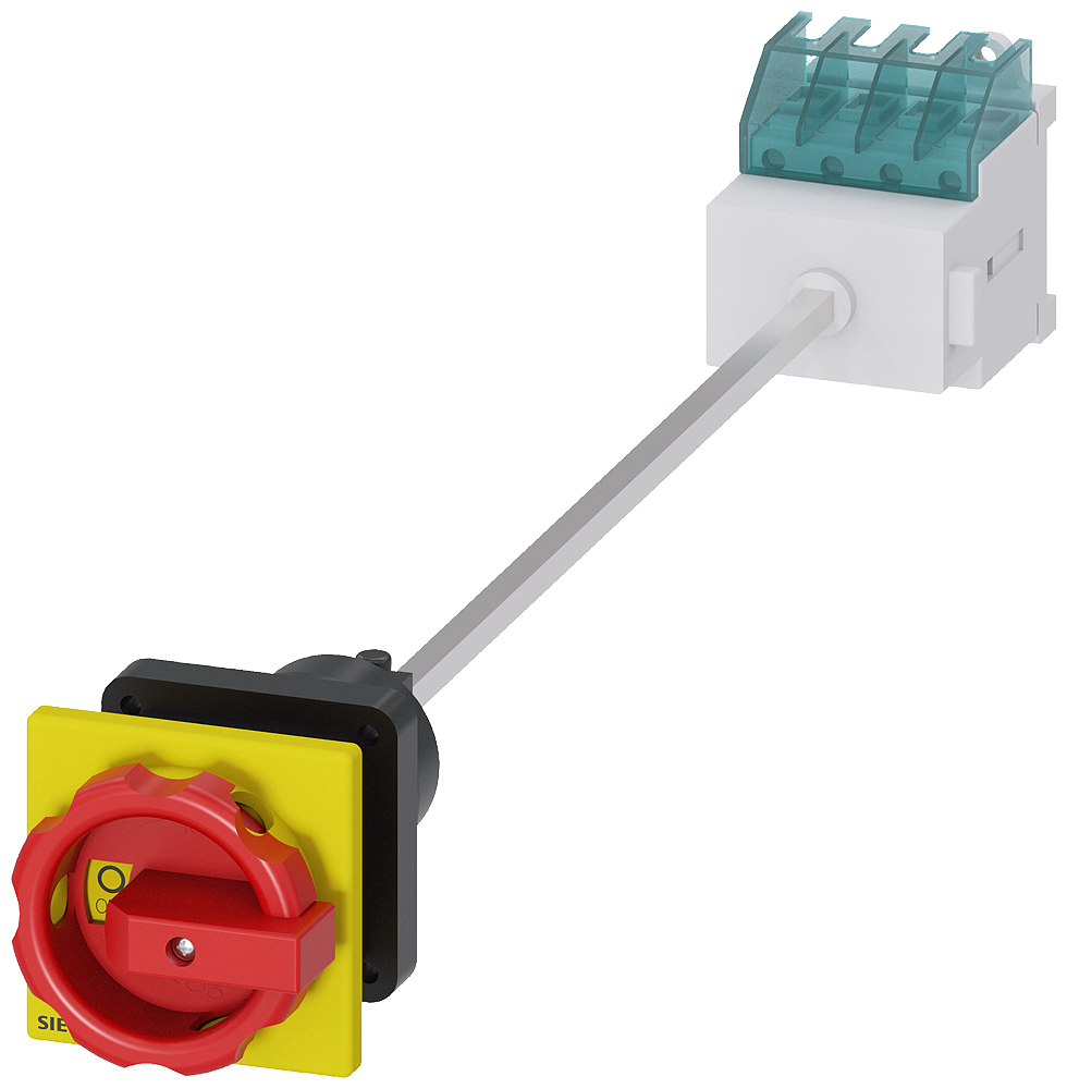 [Imagem do produto CHAVE SECCIONADORA 4 POLOS 16A 400V 7,5KW SENTRON 3LD20441TL53 SIEMENS]