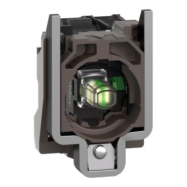 [Imagem CORPO PARA BOTÃO LUMINOSO MODULAR METÁLICO COM LED INTEGRAL BRANCO NA 110...120VCA ZB4BW0G11 SCHNEIDER]