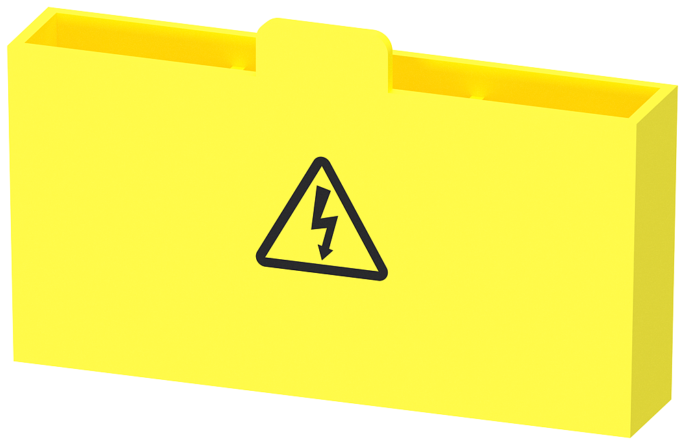 [Imagem TAMPA DE COBERTURA PARA PLACAS DE DERIVAÇÃO, BARRAMENTO TRIFÁSICO, S2 3RV19356A SIEMENS]