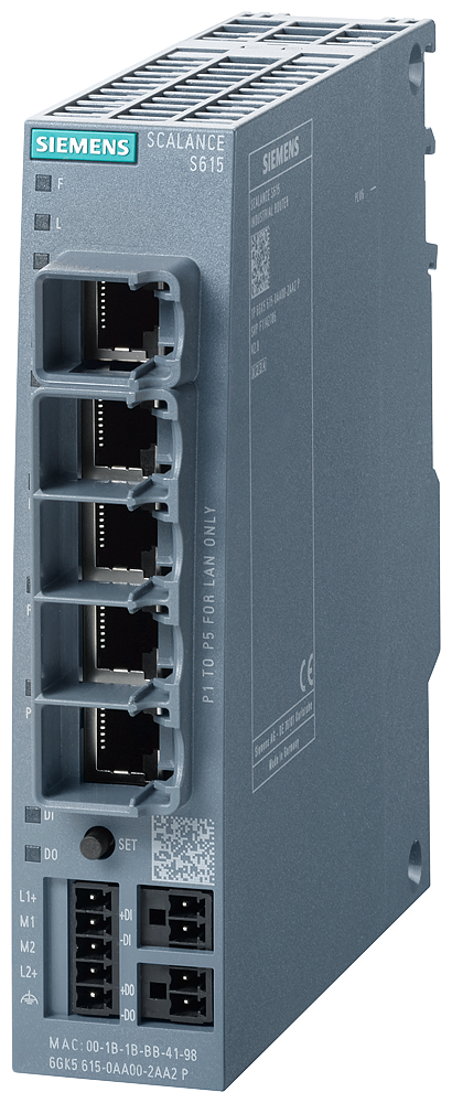 [Imagem PAC. ESCOLA: SCALANCE S615 6GK19500BB13 SIEMENS]