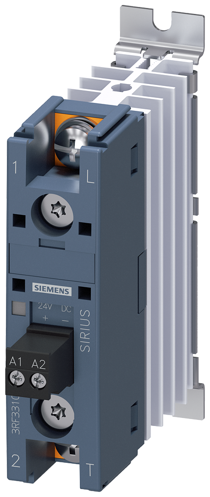 CONTATOR A SEMICONDUTOR DE 1 POLO CA 51/10 A/40 ºC 48-460 V/CC 24 V CONEXÃO 3RF33103AA04 SIEMENS