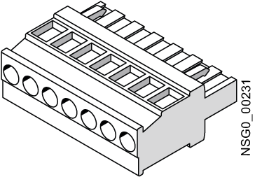 CONJUNTO DE CONECTORES COMBICON PARA MÓDULOS 4E/4A COM CONEXÃO COMBICON 3RX98100AA00 SIEMENS