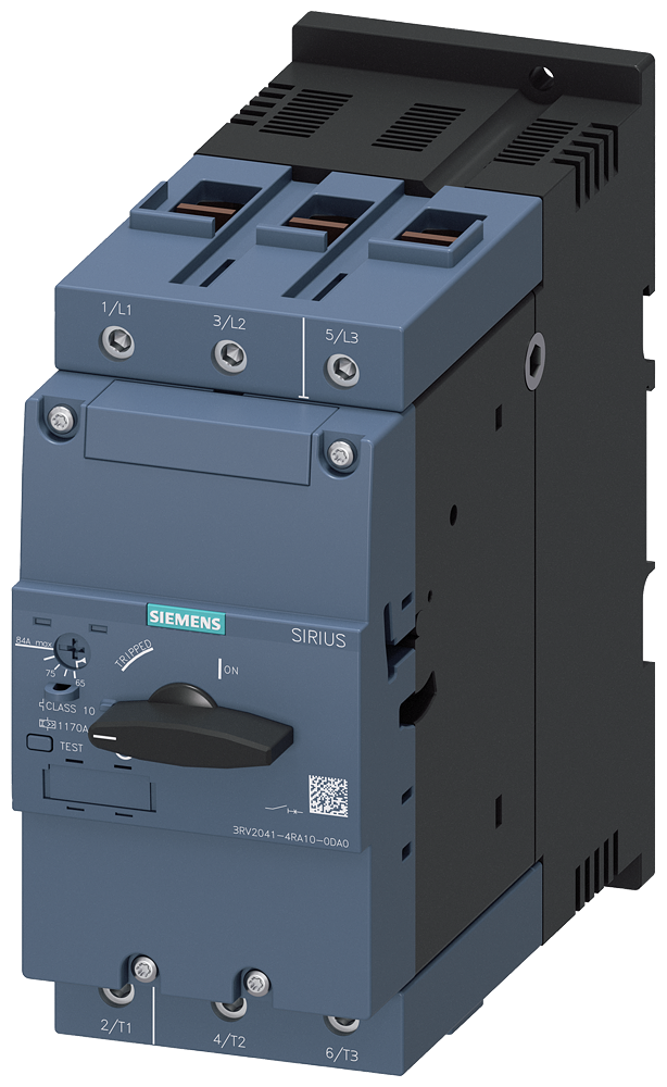 DISJUNTOR S3 PROTEÇÃO DE SISTEMAS CLASSE 10 DISPARADOR TÉRMICO DE SOBRECA 3RV20414RA100DA0 SIEMENS