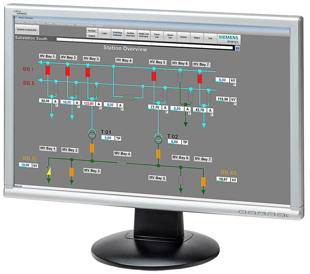SOFTWARE SICAM SCC V9.X OPERAR E OBSERVAR TEMPO EXECUÇÃO DVD E LICENÇAS  6MD55050AP000AA0 SIEMENS