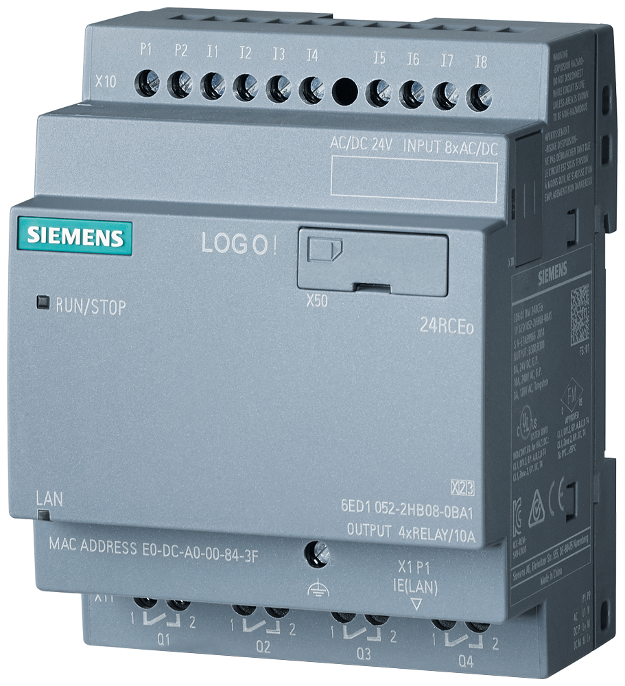 [Imagem do produto LOGO! 24 RCEO 6ED10522HB080BA2 SIEMENS]
