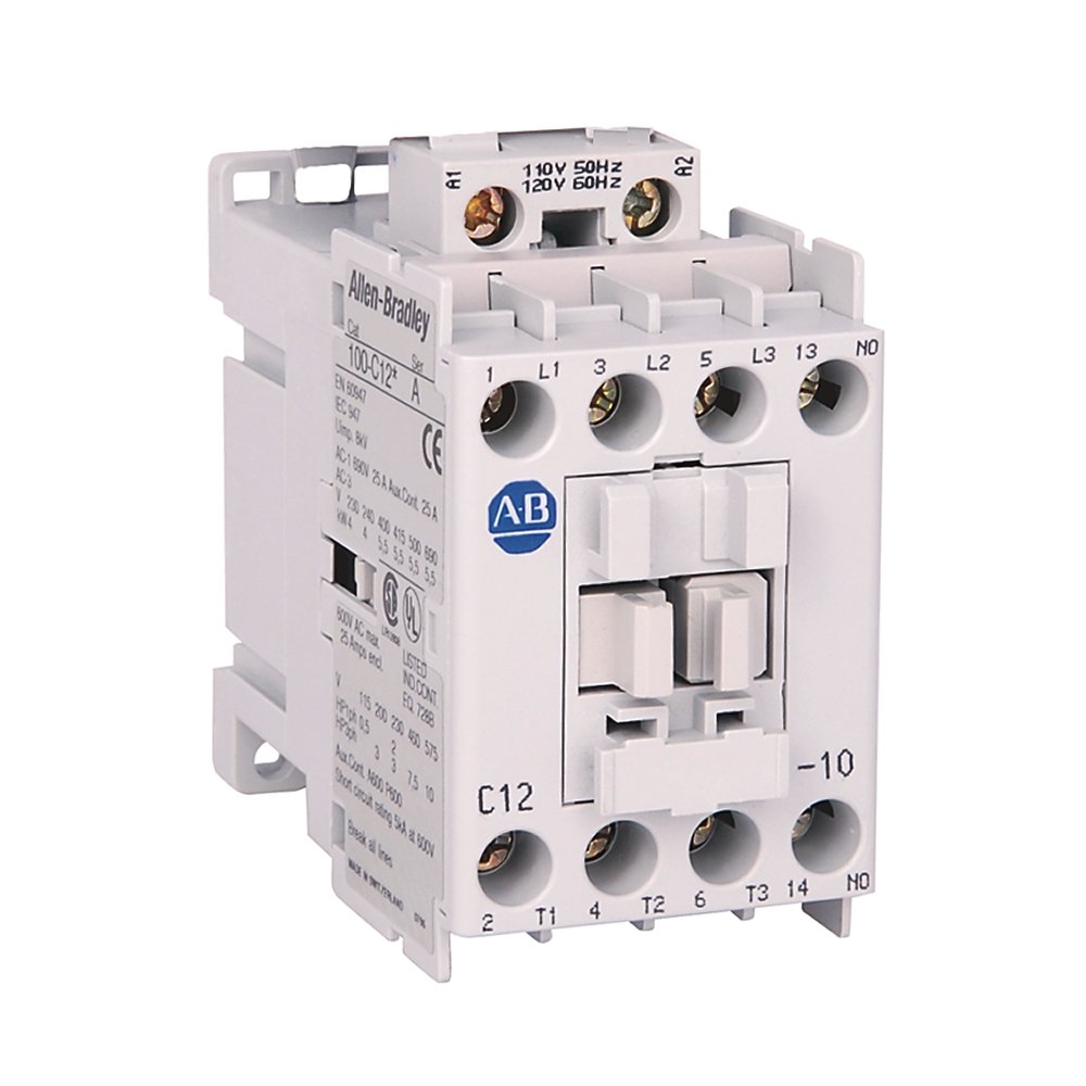 [Imagem CONTATOR TRIFÁSICO IEC 12A 100C12EJ10 ROCKWELL ALLEN BRADLEY]