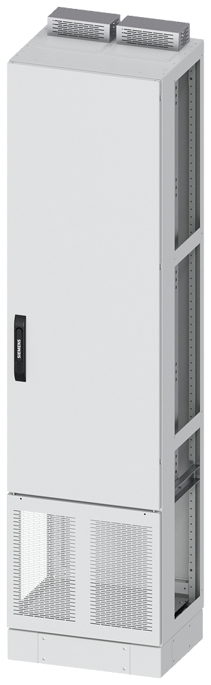 DIN ARMÁRIO DE TRANSFORMADOR A=1950 L=500 P=400 INCL. 100MM BASE PORTA 8GK14838KP25 SIEMENS