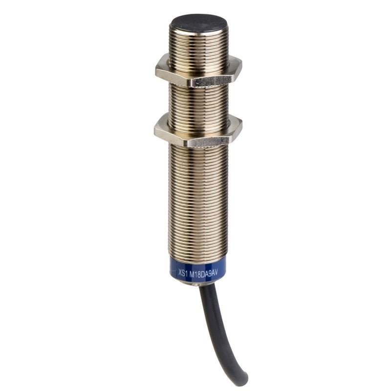 [Imagem SENSOR INDUTIVO CC D18 4FIOS NA+NF XS1M18DA9AV TELEMECANIQUE]