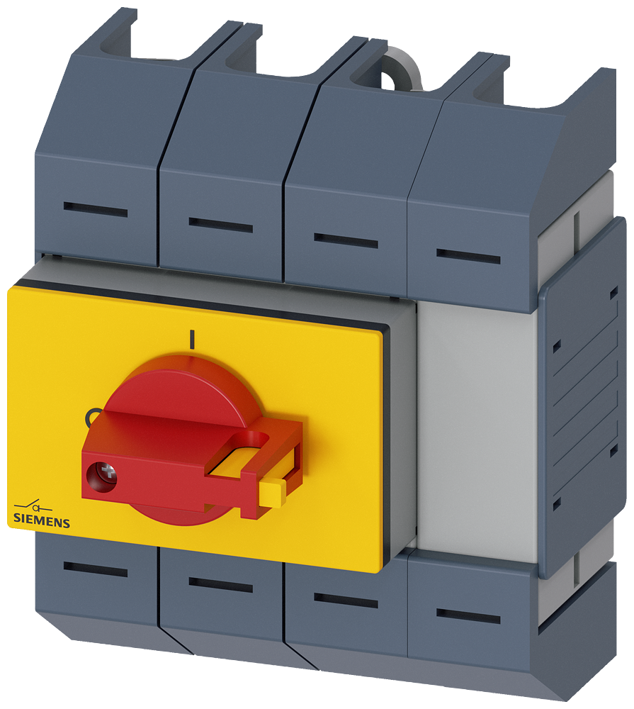 SECCIONADOR DE CORTE EM CARGA 100A TAM. 02 DE 4 POLOS ACIONAMENTO FRONTAL C 3KD05432LG203 SIEMENS