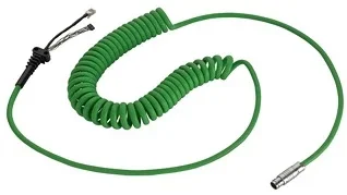 [Imagem CABO DE CONEXÃO ESPIRAL PARA SINUMERIK HT 2 E HT 10 1,5 METROS 6FC53480AA083AA0 SIEMENS]