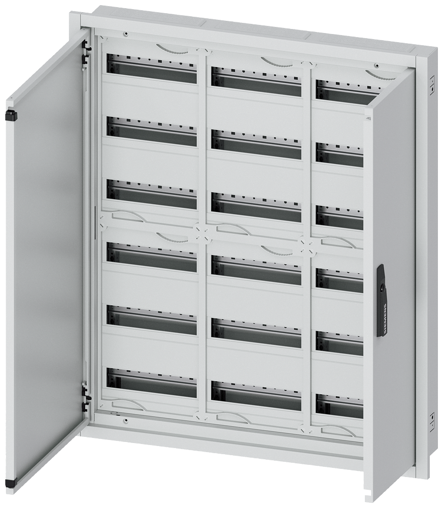 DIN DISTRIBUIDOR MURAL MONTAGEM EMBUTIDA PARCIALMENTE EQUIPADO I 8GK10614KK30 SIEMENS