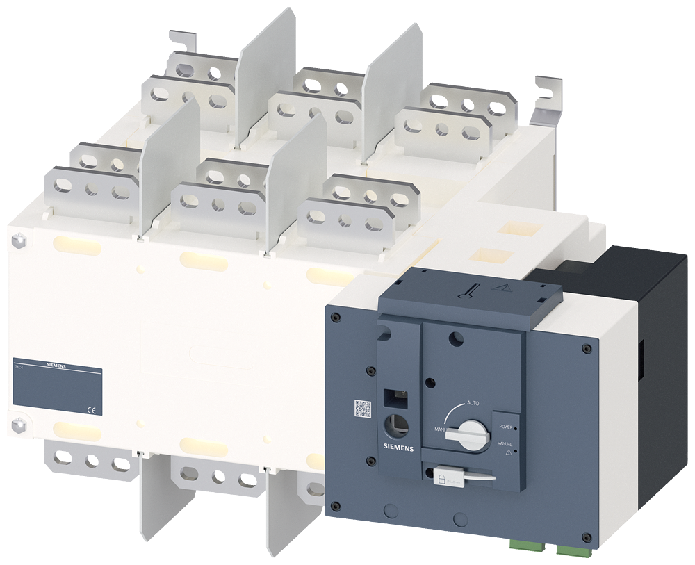 EQUIPAMENTO DE COMUTAÇÃO DE TRANSFERÊNCIA AUTOMÁTICA 3KC ACIONADO R 3KC43560JA210AA3 SIEMENS