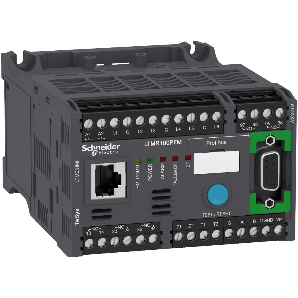 [Imagem RELE INTELIGENTE TESYS T PROFIBUS DP 5100A 100240VCA LTMR100PFM SCHNEIDER]