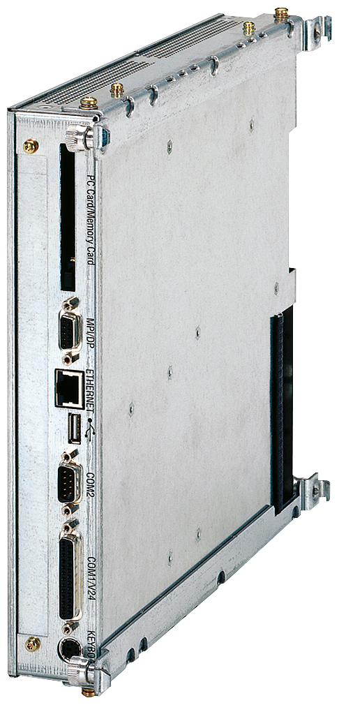 [Imagem do produto UNIDADE DE CONTROLE ELETRÔNICO SINUMERIK 810D/840D PCU20 500MHZ 32MB 6FC52100DF001AA3 SIEMENS]