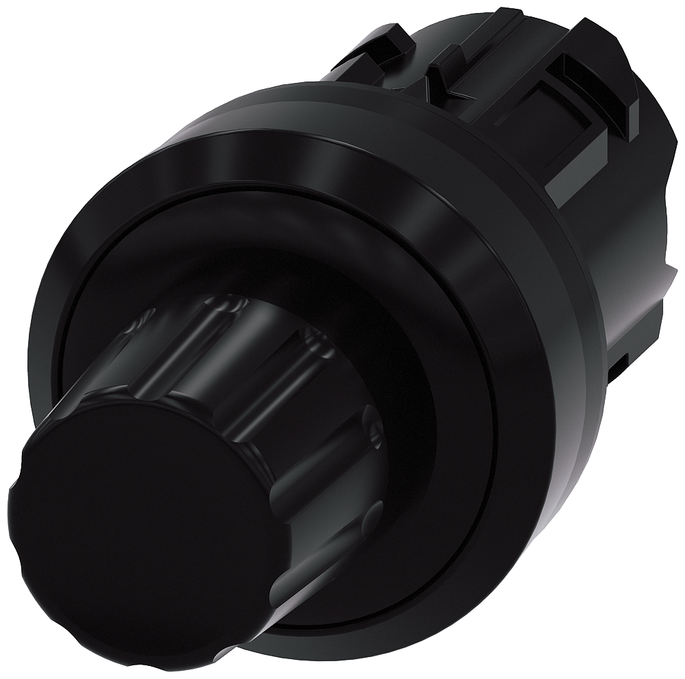 BOTÃO DE PARADA 22MM REDONDO PLÁSTICO PRETO BOTÃO DE COMANDO ELEVADO ENC 3SU10000HC100AA0 SIEMENS