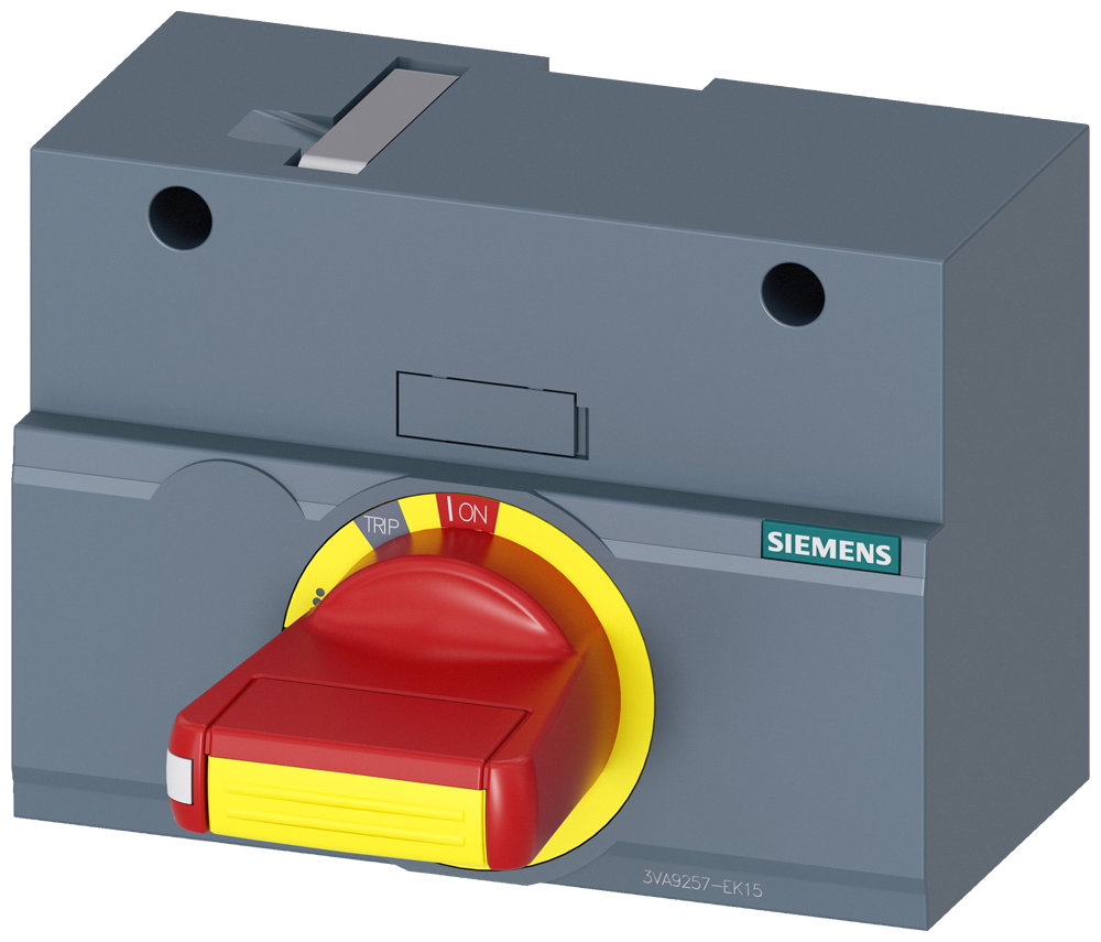 [Imagem ACIONAMENTO GIRATÓRIO FRONTAL PARADA DE EMERGÊNCIA IEC IP30/40 ACESSÓRIOS PAR 3VA92570EK15 SIEMENS]