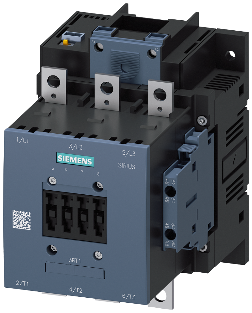 [Imagem do produto CONTATOR AC1 275A 96/127VUC PLC-IN 3RT14566NF36 SIEMENS]