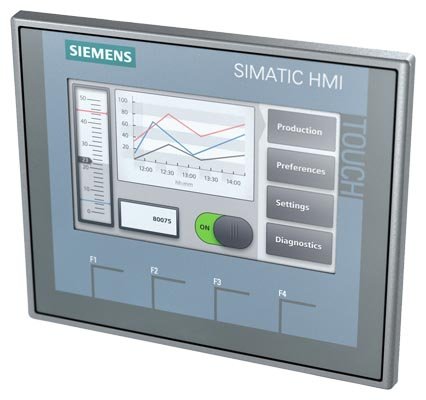 [Imagem PAINEL BÁSICO IHM KTP400 OPERAÇÃO POR TECLA/TOQUE DISPLAY TFT 4" PROFINET SIMATIC 6AV21232DB030AX0 SIEMENS]