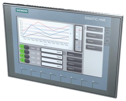 [Imagem PAINEL BASIC KTP900 TECLA/TOQUE DISPLAY TFT 9" PROFINET SIMATIC 6AV21232JB030AX0 SIEMENS]
