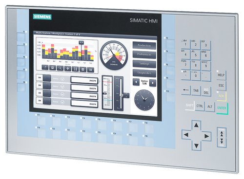 [Imagem HMI KP900 COMFORT OPERAÇÃO COM TECLAS DISPLAY TFT WIDESCREEN 9POL PROFINET SIMATIC 6AV2 6AV21241JC010AX0 SIEMENS]