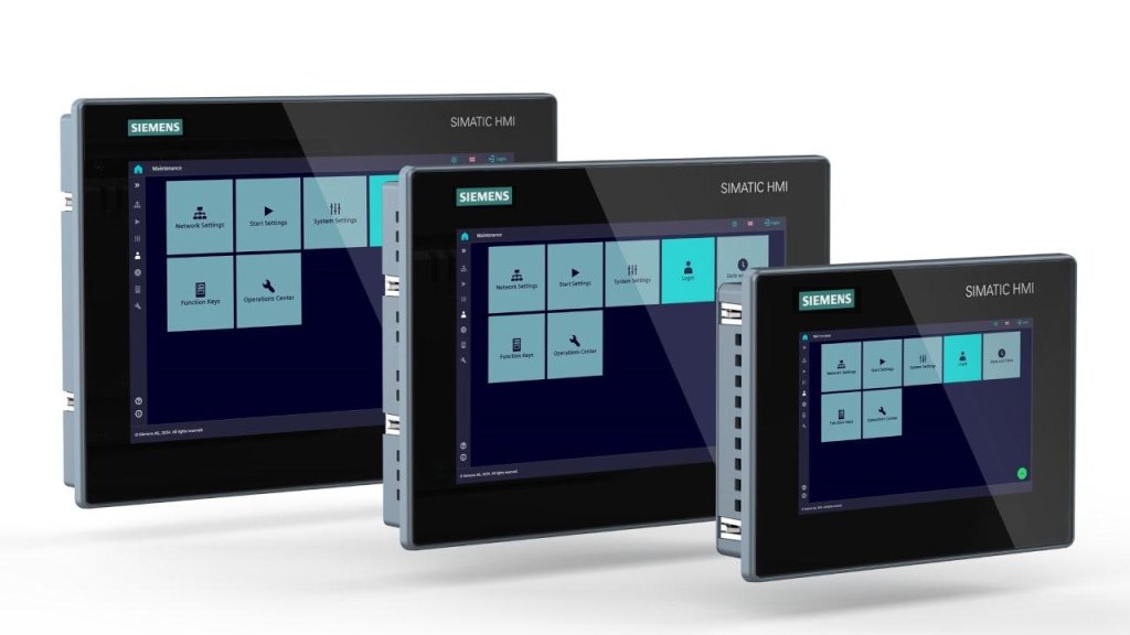 [Imagem do produto SIMATIC HMI KTP700DP SINAMICS E SINAMICS PERFECT HARMONY OPERAÇÃO TECLADO/TOQUE, 6AV21436GA020SN0 SIEMENS]
