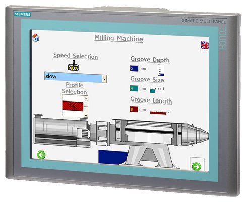 [Imagem HMI SIMATIC IPC 477D 15POL TOUCH DISPLAY 4USB (BACK)+1 USB (FRONT) ETHERNET 6AV72401BC040DE0 SIEMENS]