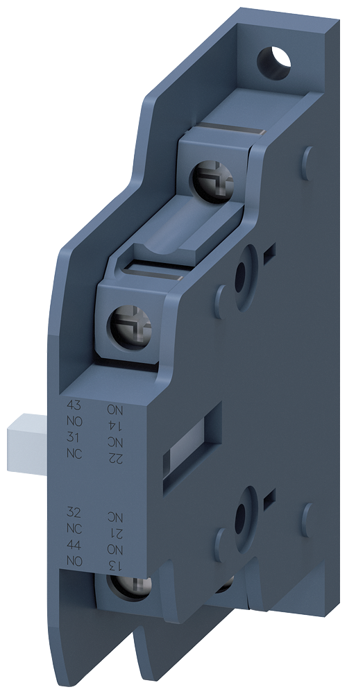 INTERRUPTOR AUXILIAR LATERAL, PARA CONTATORES 3RT148, 1NA+1NF, CONEXÃO PAR 3RH19811DA11 SIEMENS