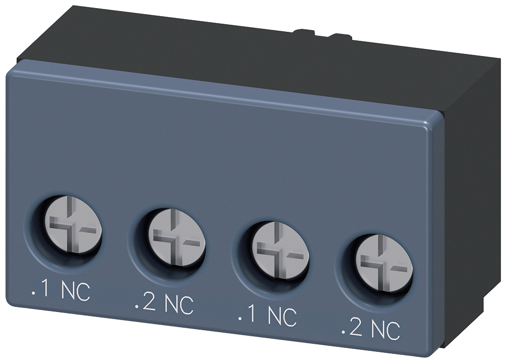 [Imagem do produto BLOCO CONTATO AUXILIAR P/ 3RA6, 2NF 3RA69121A SIEMENS]