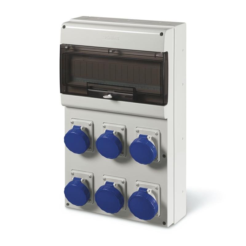 [Imagem do produto QUADRO DE DISTRIBUIÇÃO  550 IP66 671.6566-499 SCAME]