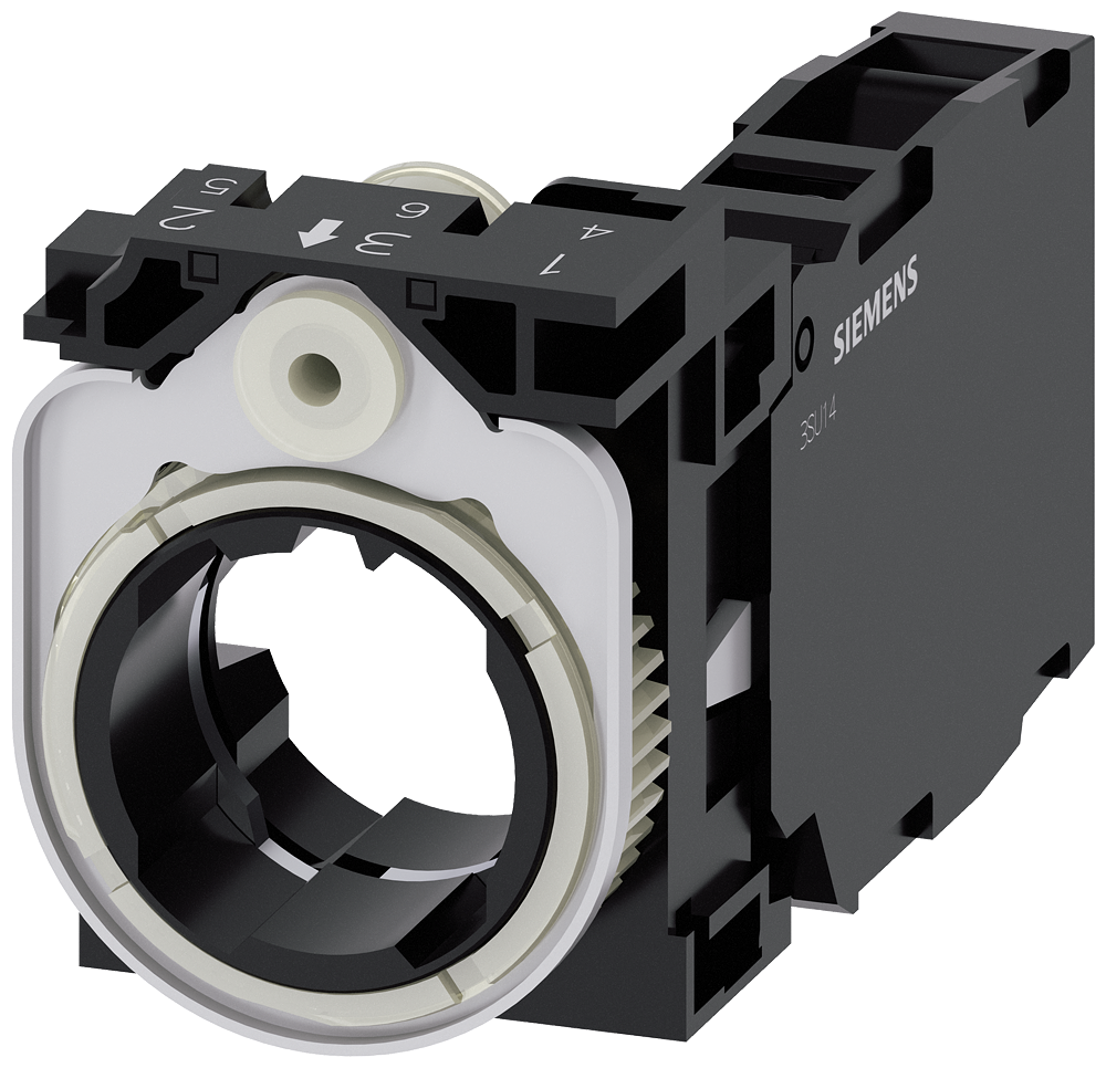 [Imagem SUPORTE PARA 3 MÓDULOS 1NA+1NF 3SU15001AA101FA0 SIEMENS]