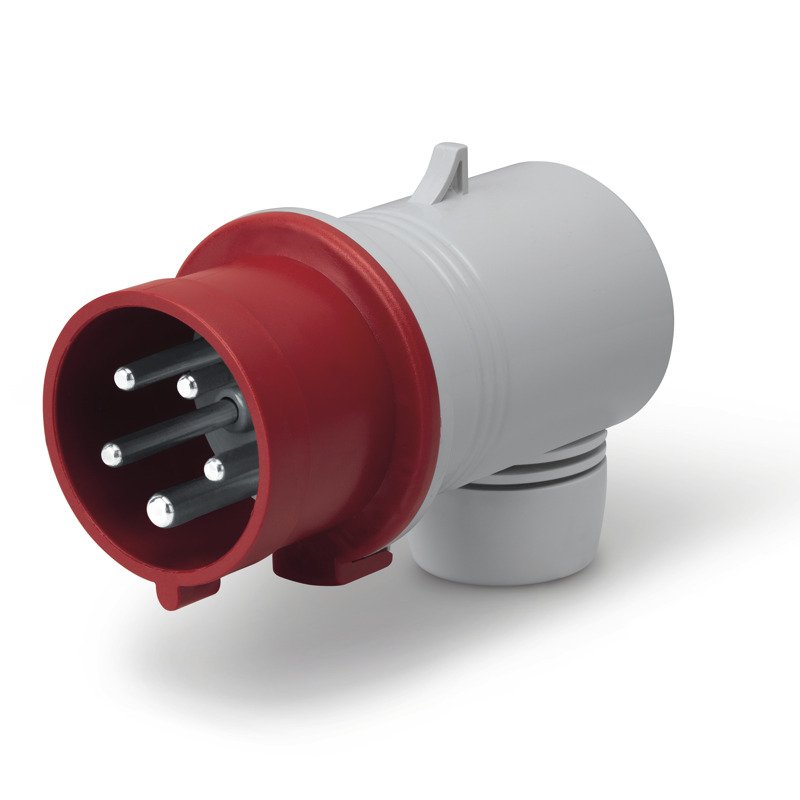 [Imagem PLUGUE 90° 3P+N+T 16A 6H EUREKA 221.1637 SCAME]