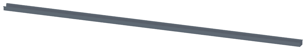 TRILHO DIN C: 1000 MM A: 7,5 MM GALVANIZADO 8MF15002HS SIEMENS