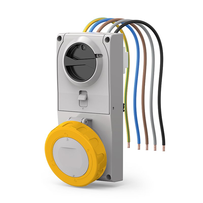 [Imagem do produto TOMADA DE EMBUTIR COM FUSÍVEL .3P+N 16A 4H 408.1679 SCAME]