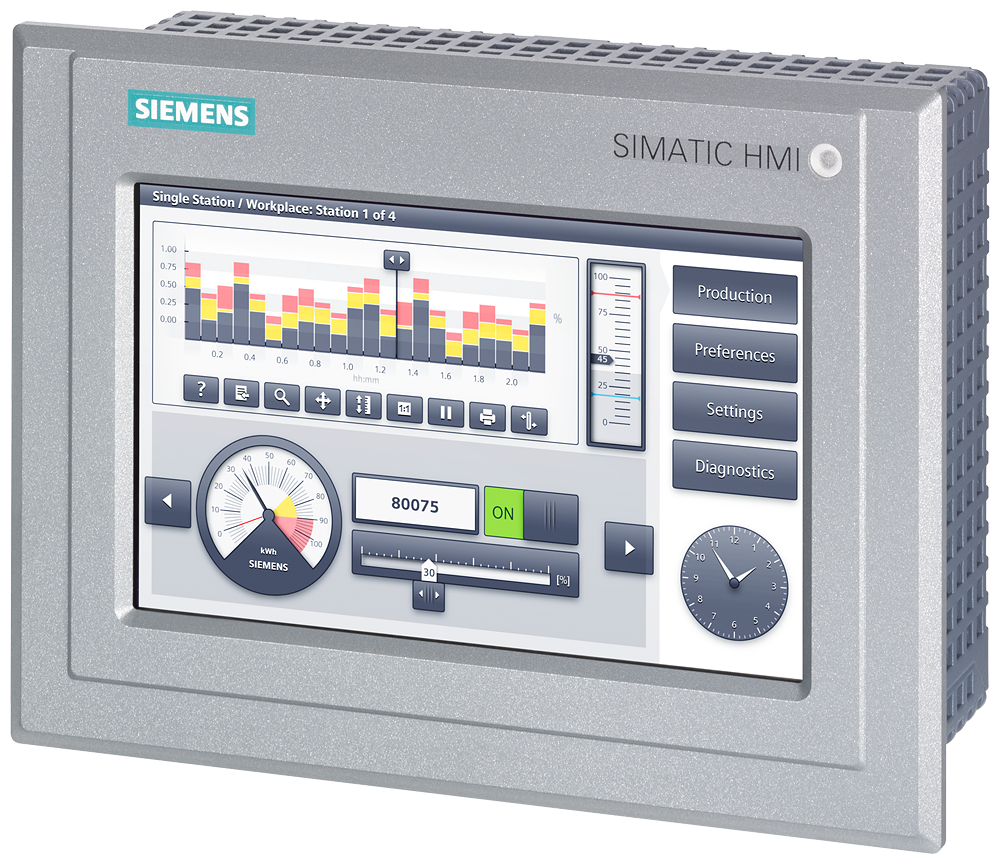 [Imagem SIPLUS HMI TP700 COMFORT 7 6AG11240GC132AX0 SIEMENS]